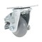 Vestil Thermoplastic Rubber Swivel With Total Brake Caster 4 In. x 2 In. 485 lb Light Gray CST-VE-4X2TPR-SWTB - alternate 7